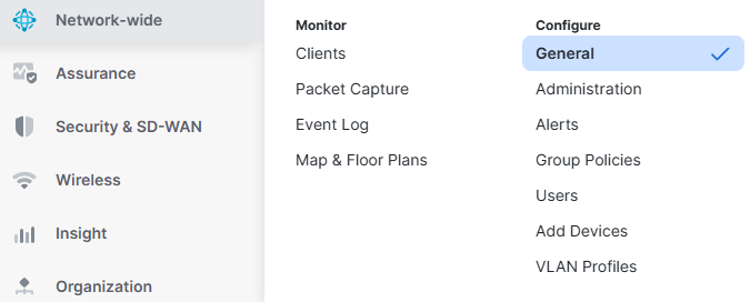 Navigation im Dashboard